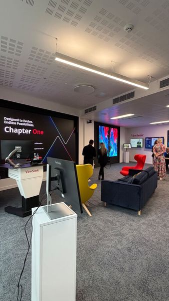 Ein kleiner Einblick in den Solution Hub von ViewSonic in London (Bild: Vogel IT-Medien GmbH)