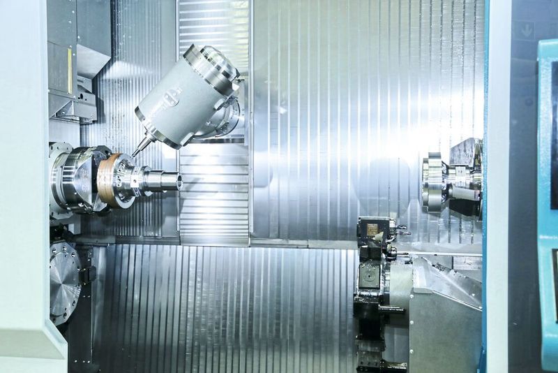 Die Index G420, ein Dreh- Fräszentrum zur Komplettbearbeitung von Werkstücken mit grossen Durchmessern.  (Anne Richter, SMM)