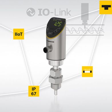 Der Durchflusssensor FS501 ergänzt Turcks Fluidsensor-Serie FS+ um eine messende Variante. (Bild: Turck)