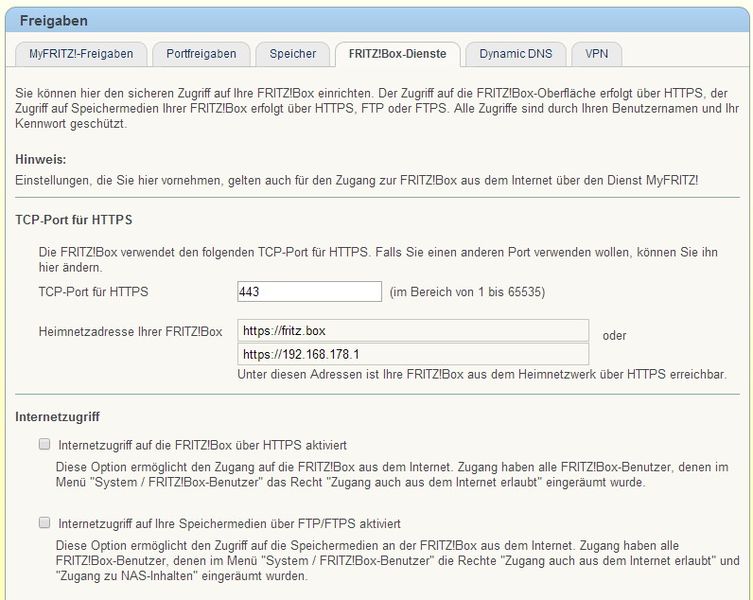 Abbildung 8: Auf der Registerkarte 