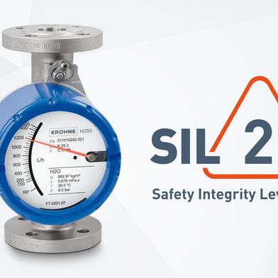 H250 M40 jetzt mit SIL 2 Zertifizierung für Grenzwertschalter und 4…20-mA-Analogausgang (Bild: Krohne)