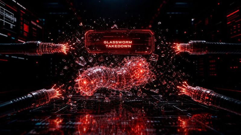 Das Glassworm-Botnetz griff Entwickler über vertrauenswürdige Software-Lieferketten an. CrowdStrike, Google und Shadowserver kappten alle vier C2-Kanäle gleichzeitig.(Bild:  Dall-E / KI-generiert)