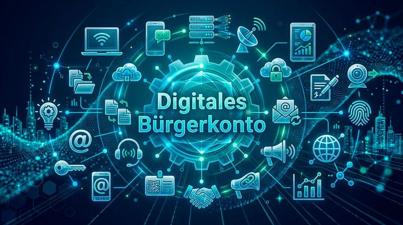 Schleswig-Holstein plant ein digitales Bürgerkonto.(Bild:  Gemini / KI-generiert)