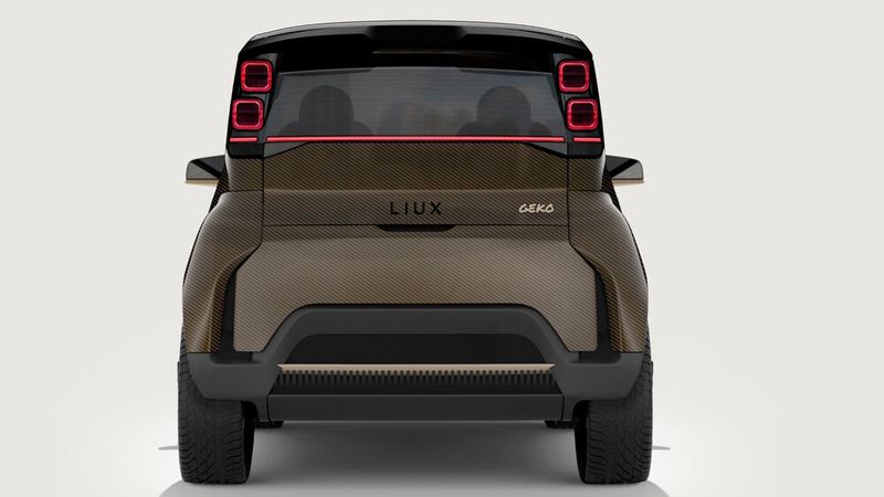 Die Karosserie des Modells soll aus Leinenfaser-Biokomposit und einem biobasierten Harz gefertigt werden. (Bild: Liux)