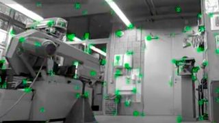 Mobile Roboter sehen ihre Umgebung mit Kameras. Darüber hinaus erstellt der Roboter aus den Bilddaten sehr schnell eine detaillierte 3D-Karte seiner Umgebung.  (Bild: Nokia)