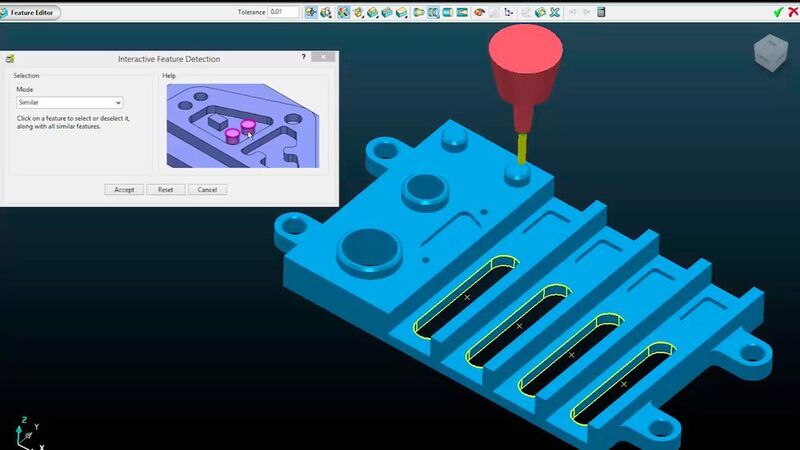 Bearbeitung von Objekteigenschaften in Autodesk Powermill 2017. (Autodesk)