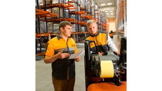 Das Hornbach-Logistikzentrum in Essingen in der Pfalz wurde 1999 in Betrieb genommen. (Hornbach)