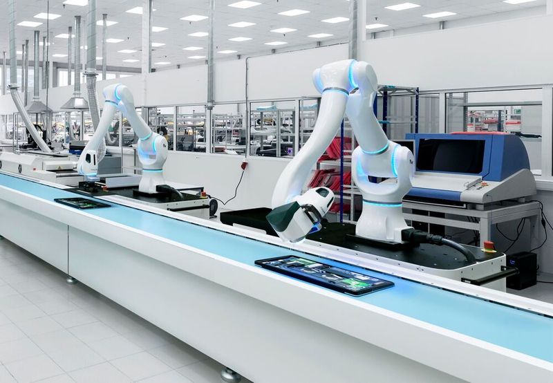 Automatisierung mit künstlicher Intelligenz: Maira ist der erste kommerziell erhältliche kognitive Roboter der Welt. Er nimmt wahr, lernt, passt sich an wie ein Mensch – mit Machine Vision, räumlicher Audioverarbeitung und selbstoptimierenden Arbeitsabläufen.  (Bild: Neura)