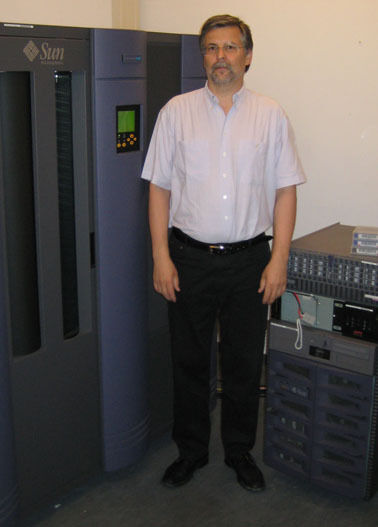 Franz Bachmayr, Leiter des Rechenzentrums bei TMS Linz  (Bild: TMS)