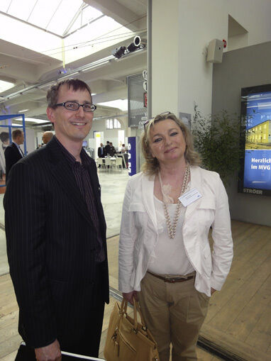 Thorsten Wiedemer, Weber Shandwick und Petra Woyzik, Samsung (Archiv: Vogel Business Media)
