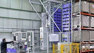 Mit einem Lagersystem aus automatischem Kleinteilelager und manueller Palettenregalanlage von Meta-Regalbau und Viastore Systems können bei Schmitz und Söhne die internen Abläufe effizienter gesteuert werden. Bild: Meta (Archiv: Vogel Business Media)