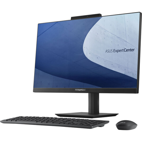 Der schlanke All-in-One-PC Asus Expertcenter E5 AiO 24 (E5402) soll trotz seiner kompakten Bauform auch für anspruchsvolle Office-Anwendungen geeignet sein. (Bild: Asus)