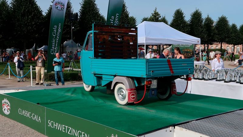 … und diese Piaggio Ape aus dem Jahr 1973, prämiert in der Kategorie „Beste Eigenrestaurierung“. (Bild: Peter Diehl)