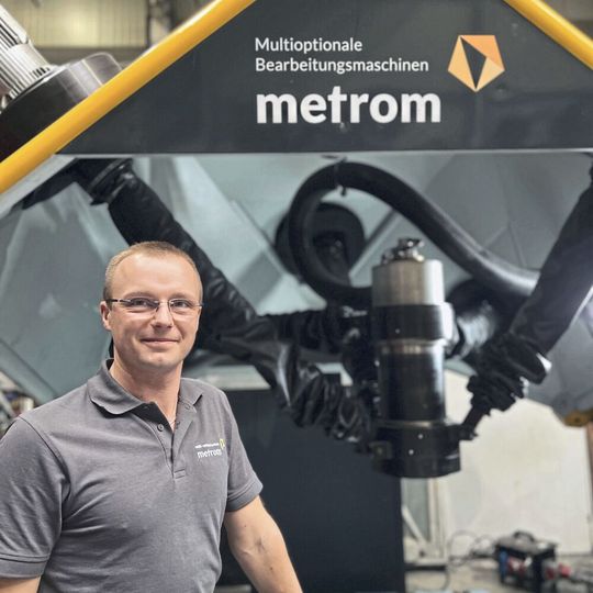 Für Marcus Witt, Chief Technology Officer bei Metrom, ist die Peiseler-Technologie für die Positionierung der Werkstücke fest gesetzt.(Bild:  Metrom)