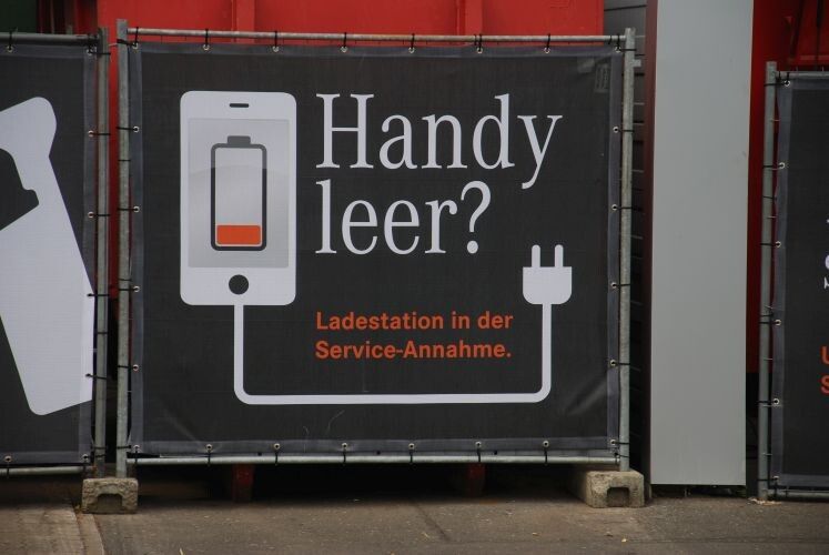 Akku leer? Bei Kunzmann kein Problem...  (Wenz)