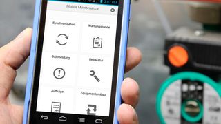 Modernisierte Instandhaltung bei Sappi in Gratkorn: Robuste Business-Smartphones mit SAP-UI-5-Bedienoberfläche ersetzen veraltete PDAs. (T.CON)