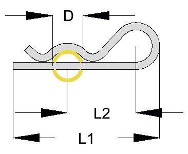 Federstecker einfach (Gutekunst)
