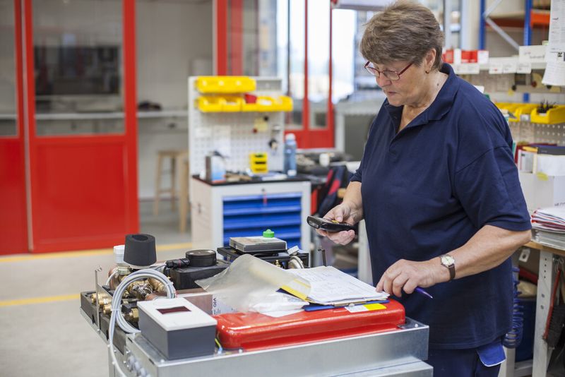Das BDE-System von Prologis findet bei den Pewo Mitarbeitern große Akzeptanz. (Bild: Pewo)