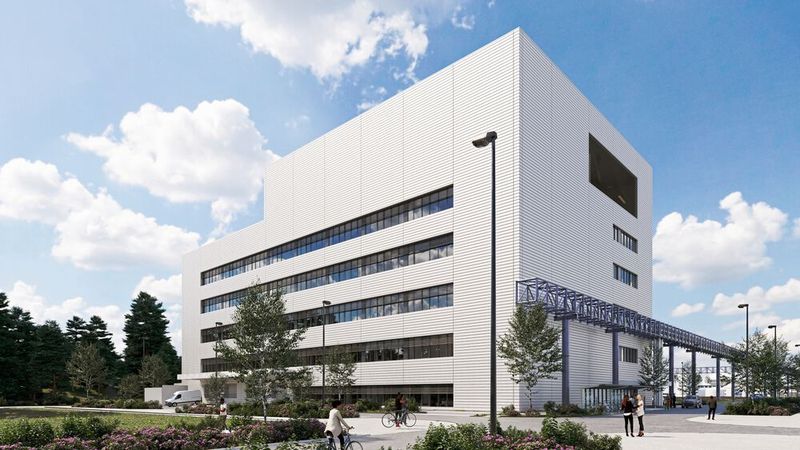 So wird das neue Roche Diagnostik-Produktionszentrums in Penzberg einmal aussehen: Mit über 600 Millionen Euro, der größten Einzelinvestition von Roche in Deutschland, entsteht hier ein wegweisendes Bauwerk für die Produktion von diagnostischen Einsatzstoffen. (Bild: Roche)