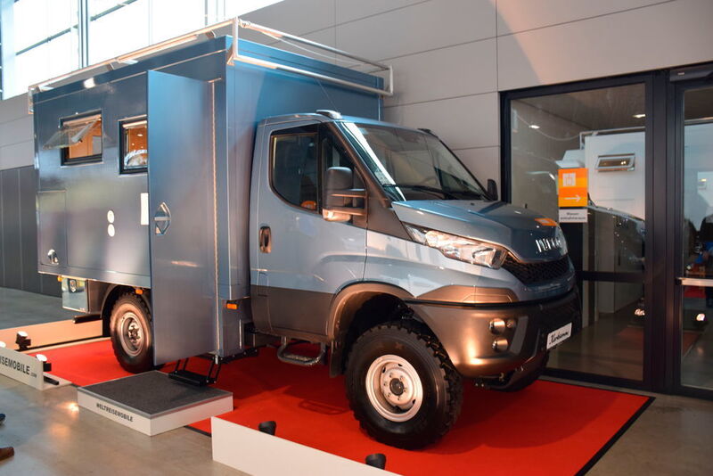 Abseits des Asphalts: Das Weltreisemobil IS-370 auf Basis eines Iveco Daily 4x4 machts möglich. Das Abenteuer beginnt ab 169.000 Euro. (Schweitzer)