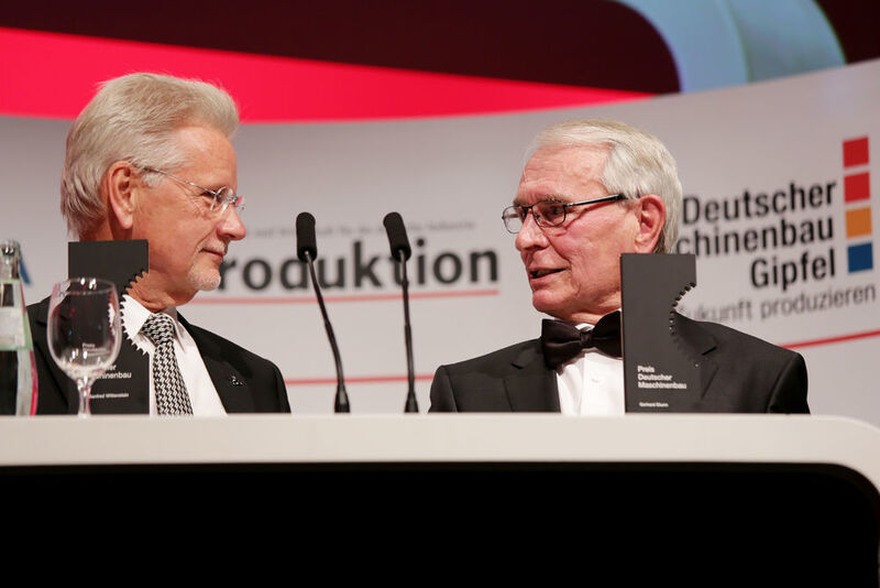Dr. Manfred Wittenstein (l.) und Gerhard Sturm. (Bild: Anna McMaster)