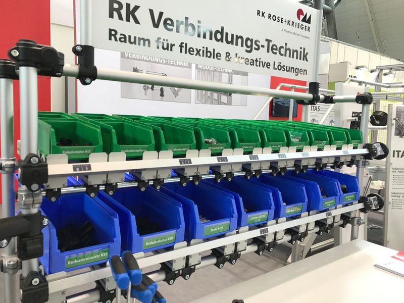 ... schnell Arbeitsplatzsysteme als Montagehilfen auf.  (U. Drescher/konstruktionspraxis)