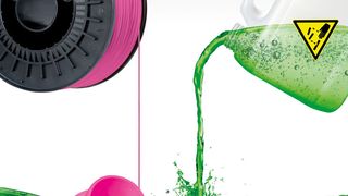 Hochabriebfestes Tribo-Filament für den 3D-Druck aus iglidur C210 für chemikalienresistente Bauteile. (Igus)