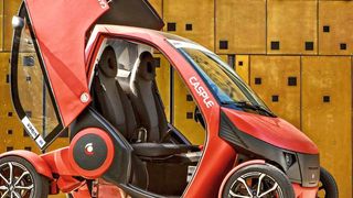 Das „Urban-EV“ soll zeigen, was sicherheitstechnisch mit Kleinstfahrzeugen möglich ist. (Fraunhofer LBF)