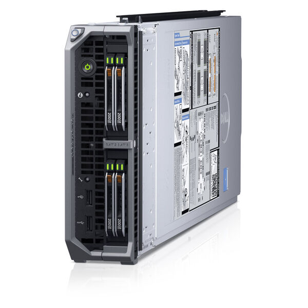Der Blade-Server Poweredge M630 von Dell kann bei Bedarf auch mit extrem schnellen NVMe-SSDs bestückt werden. (Bild: Dell)