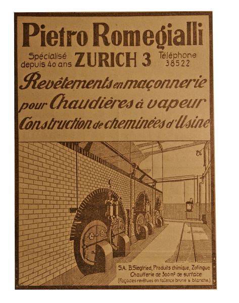 Publicité originale datant de janvier 1933, date de l'éclosion du MSM, Marché Suisse des Machines. (Image: MSM / Document d'archive)