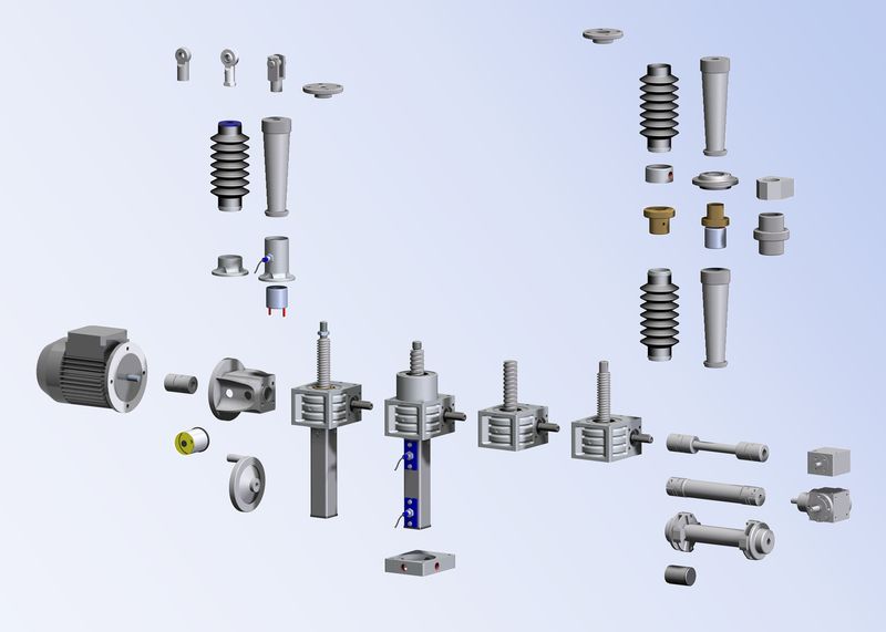 Der Spindelhubgetriebe-Baukasten System „N“. Bilder: Nozag (Archiv: Vogel Business Media)