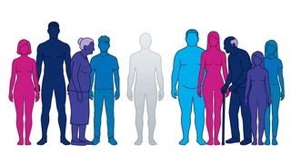 Para muchas dosis de vacunas o medicamentos, todavía se toma como paciente de referencia a un hombre de 70 kg. Sin embargo, esto suele quedarse corto. En particular, las diferencias entre sexos pueden tener un impacto significativo, lo que justifica una medicina más personalizada. (Imagen ilustrativa) (Imagen:GPT Image Editor / KI-generiert)