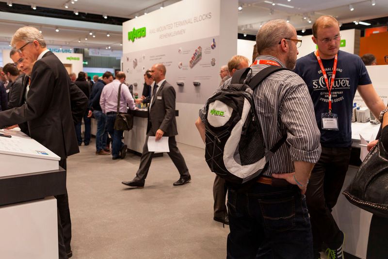Impressionen von Wago Kontakttechnik auf der SPS IPC Drives 2016. (Wago)