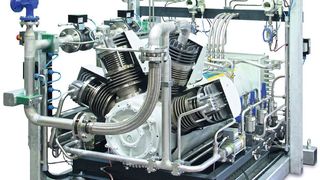 Ein Highlight auf dem diesjährigen Messeauftritt von Sauer Compressors: Der „HAUG.Sauer NanoLoc“ für Enddrücke von bis zu 450 bar(ü). (Sauer Compressors)