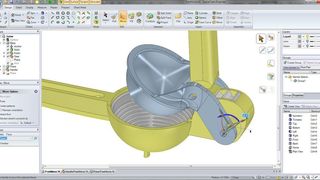 Die Erweiterungen in SpaceClaim 2010 beinhalten umfangreiche neue Funktionen für die Blechteilkonstruktion.  (Bild: Lino)