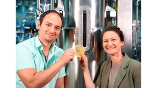 Dr. Lena Hochrein entwickelt mit der BMFTR-Nachwuchsgruppe Tailor der Uni Potsdam maßgeschneiderte Hefen. Und das Team um Professor Ruben R. Rosencrantz vom Fraunhofer IAP sorgt für das Scale-up der Bioprozesse. So will man wichtige Industriezweige nachhaltiger machen ... (Bild: A. Tafazoli Yazdi)