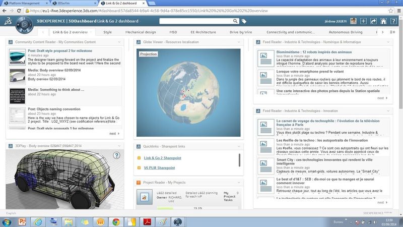 Dassault Systèmes stellt seinem Partner die 3D-Experience-Plattform bereit, eine Cloud-basierte Plattform für die vernetzte Zusammenarbeit. (Bild: Dassault Systèmes)