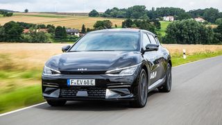 Die neue Elektro-Limousine Kia EV6. (Bild: Stefan Anker)