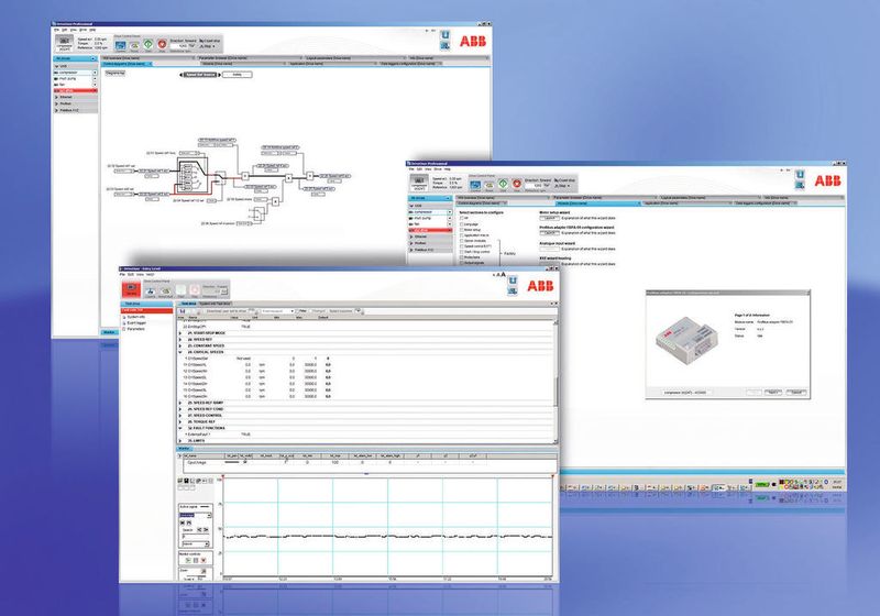 PC-Tool zur kundenspezifische Anpassung, Kennzeichnung, Vorkonfigurierung, Überwachung und zum Schutz der Umrichter.  (Bild: ABB)