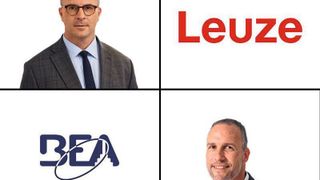 En haut à gauche : Dr. Henning Grönzin, Directeur Technique de Leuze.
En bas à droite : Elmar Koch, Directeur Général de BEA Europe. (Source : Leuze/BEA)
