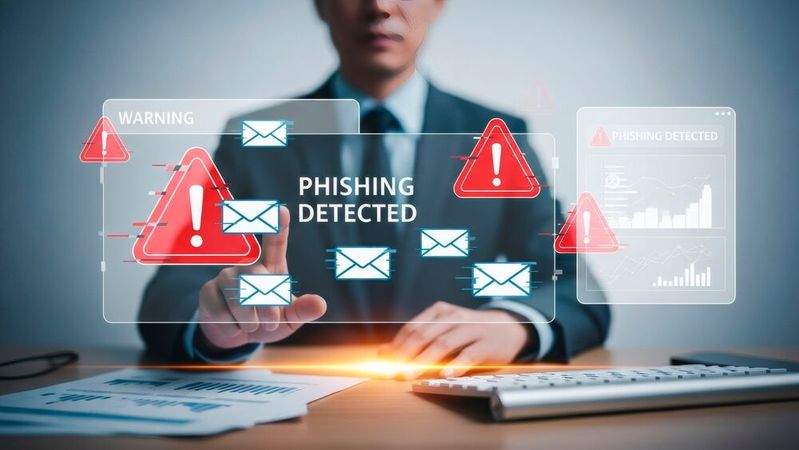 Phishing nutzt psychologische Trigger und bleibt trotz Technik gefährlich. Vernetzte Abwehr mit Micro-Trainings, einfachen Meldemechanismen und E-Mail-Authentifizierung senkt Risiken.(Bild: ©  mk - stock.adobe.com)