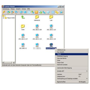Über den Radmin Viewer greifen Anwender auf entfernte Rechner zu. (13)