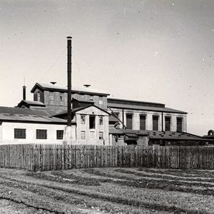 Das von Dr. Max Schaidhauf gegründete Elektroschmelzwerk Kempten im Jahr 1934. (3M)