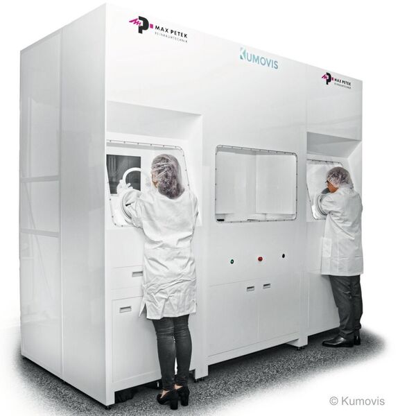 Kumovis entwickelt einen neuen 3D-Drucker auf Basis der FFF-Technologie (Fused Filament Fabrication) für die Herstellung medizinischer Produkte. Der Drucker ermöglicht Anwendern, medizinische Hochleistungskunststoffe wie PEEK wirtschaftlich zu verarbeiten. (Kumovis)