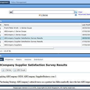Nogalogic 3.0 setzt alle relevanten Inhalte anhand des Geschäftswerts automatisch miteinander in Bezug und stellt diese in einer Nutzeroberfläche zur Verfügung.