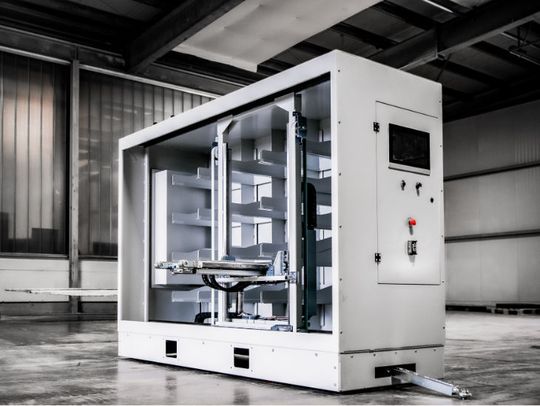 CSP hat auf der Logimat 2024 seine vernetzbaren fahrerlosen Transportsysteme (FTS) vorgestellt, die nicht nur viel mehr Transportkapazität haben als andere, sondern noch weitere Vorteile für die Intralogistik bieten. Investitionsbereitschaft kam vor allem aus dem Ausland. (Bild:  CSP)