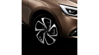 Mächtiger Auftritt: Renault Grand Scénic mit „Efficiency Wheels“ in 20 Zoll. (Renault)