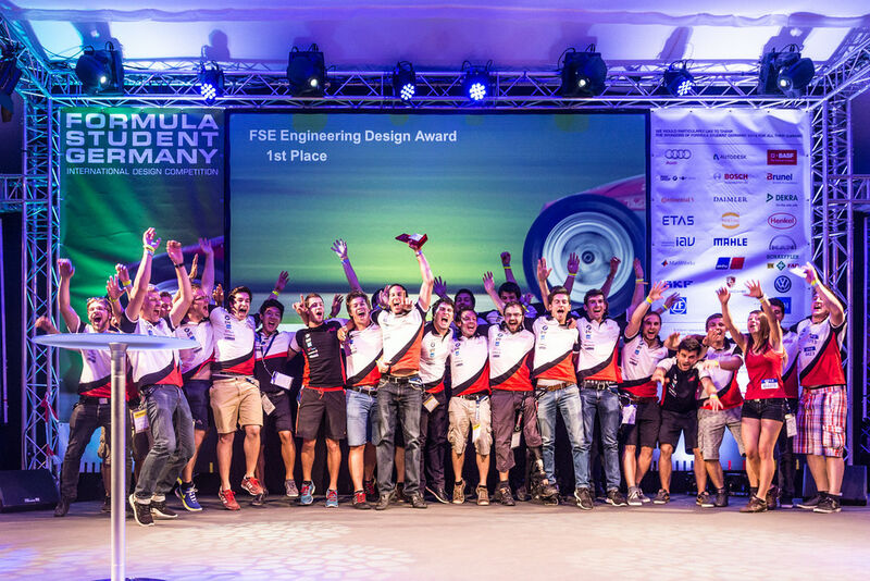 115 Studenten-Team kämpften am 29. Juli bis 3. August um den Sieg bei dem Formula Student Germany Wettbewerb 2014 am Hockenheimring (Formula Student Germany/Singh)