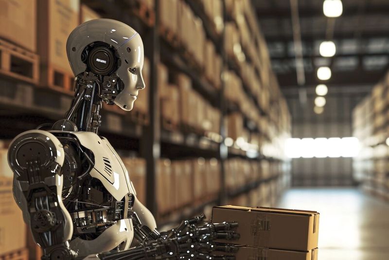 Universelle Helfer für die Intralogistik: Bis Ende des Jahrzehnts dürften Humanoide zunehmend bei monotonen Tätigkeiten in Logistik- und Verpackungsprozessen zum Einsatz kommen. (Bild: dEsign by FreePik)
