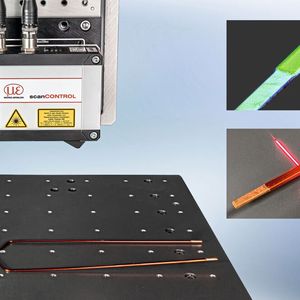 Hairpin technology makes it possible to pack wires more densely and thus increase the power and torque in electric motors. Quality control is carried out using laser scanners from the Scancontrol series.(Image: Micro-Epsilon Messtechnik GmbH & Co. KG)